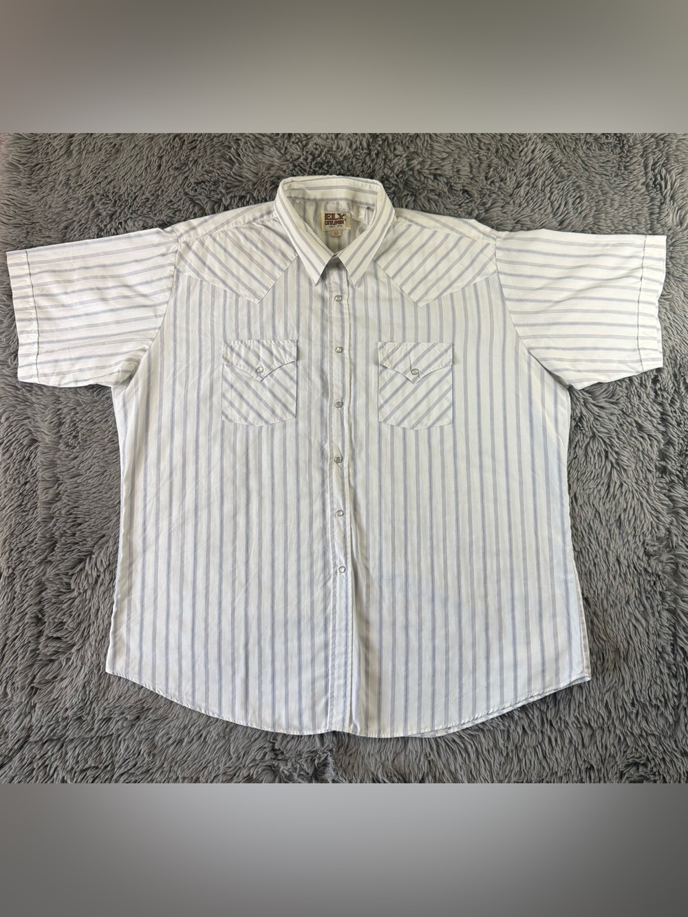 Vintage ELY Cattleman Western Pearl Snap Shirt XXL